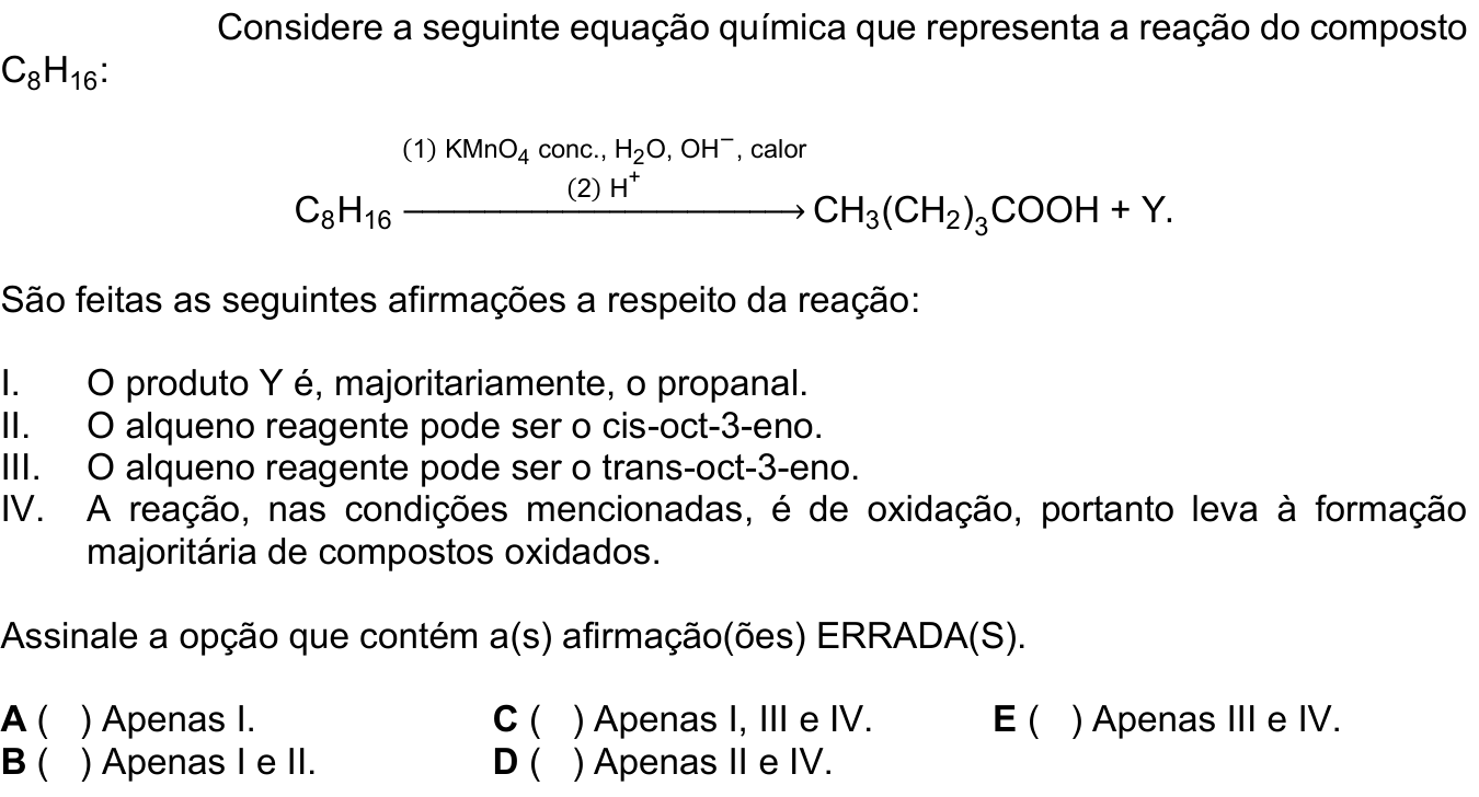 Questão 26 no caderno 1ª fase do ITA 2025