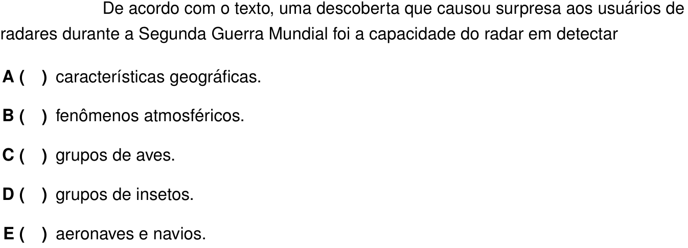 Questão 43 no caderno 1ª fase do ITA 2025