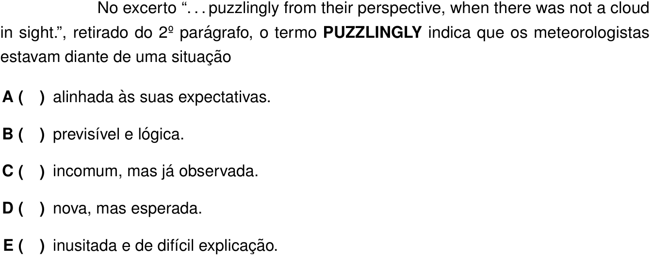 Questão 44 no caderno 1ª fase do ITA 2025