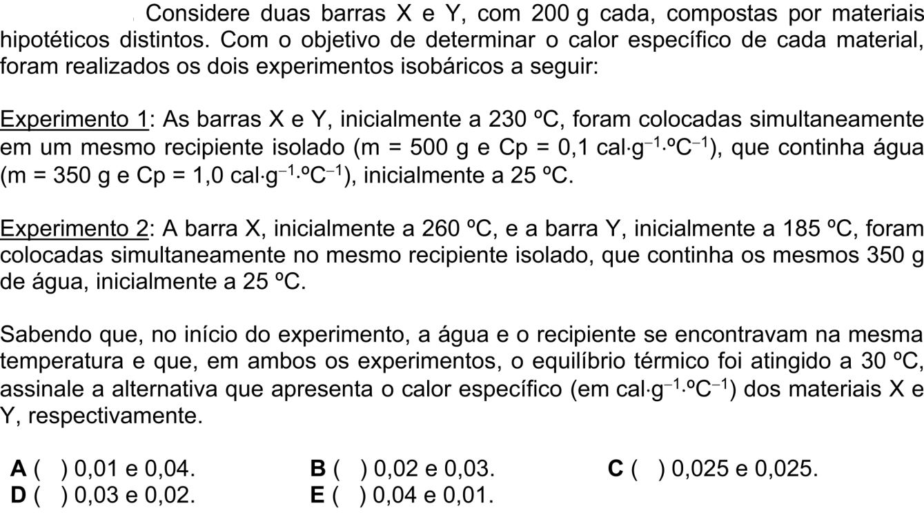 Questão 27 no caderno 1ª fase do ITA 2026