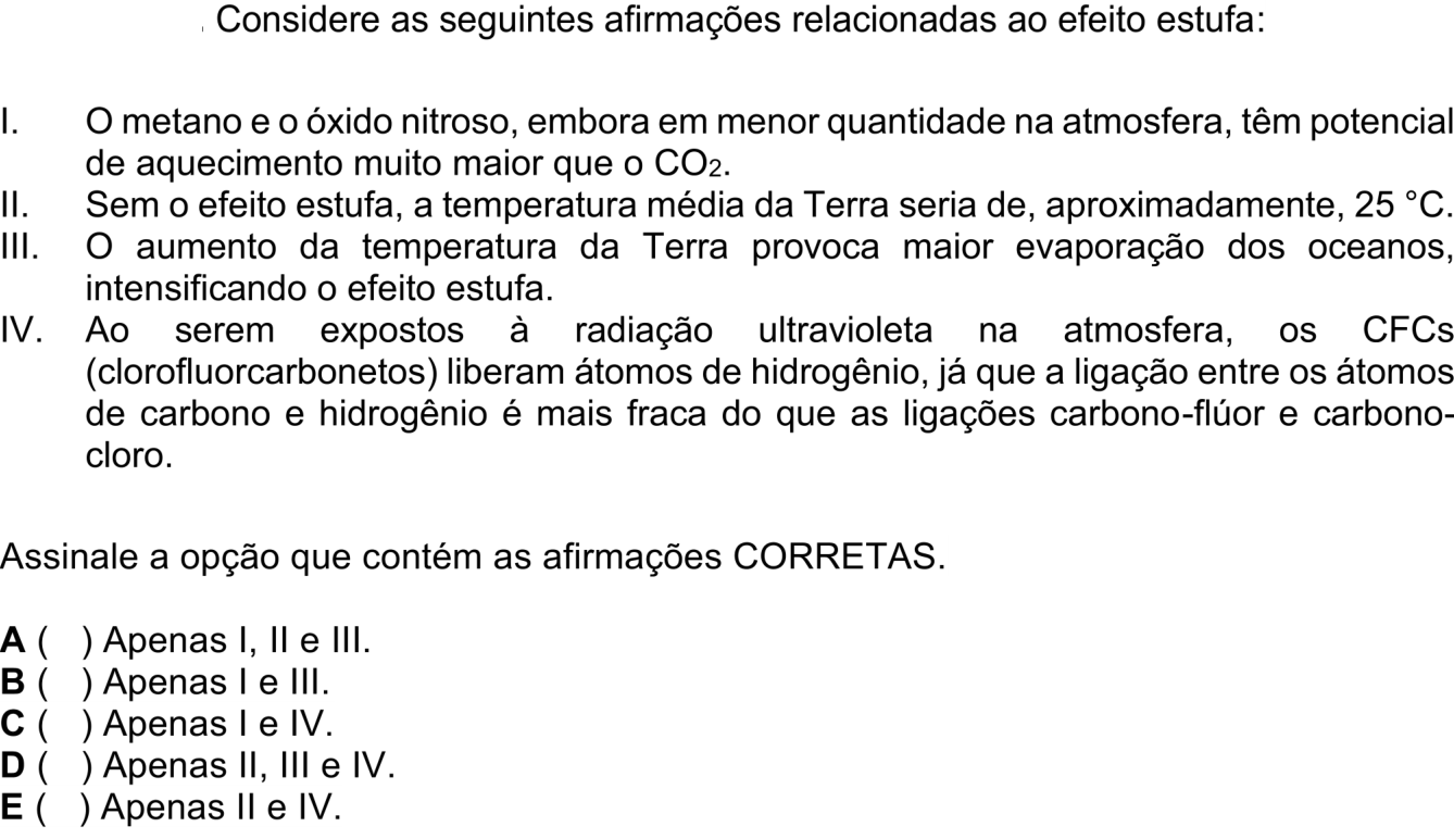 Questão 28 no caderno 1ª fase do ITA 2026