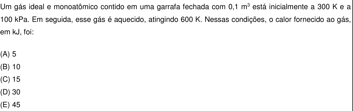 Questão 17 no caderno Prova objetiva do IME 2017