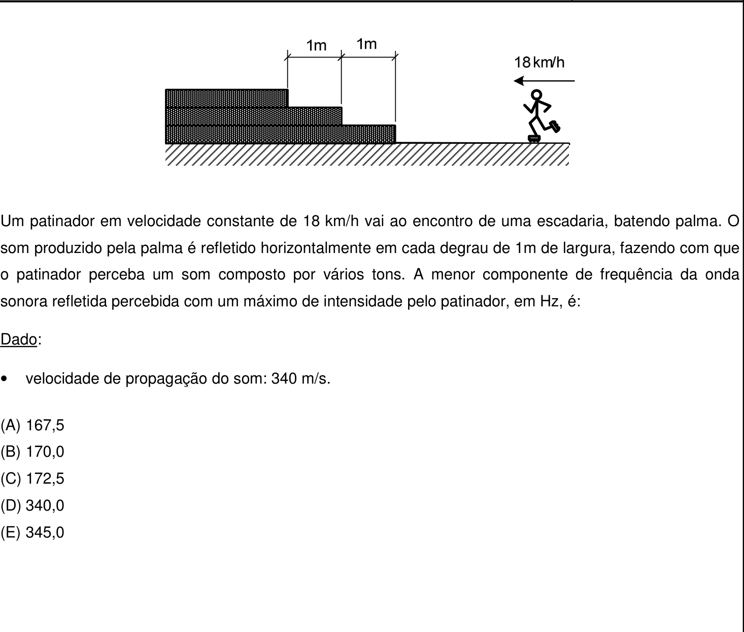 Questão 19 no caderno Prova objetiva do IME 2017