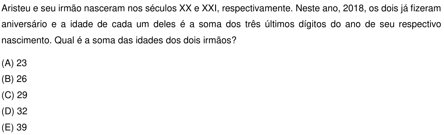 Questão 1 no caderno Prova objetiva do IME 2019