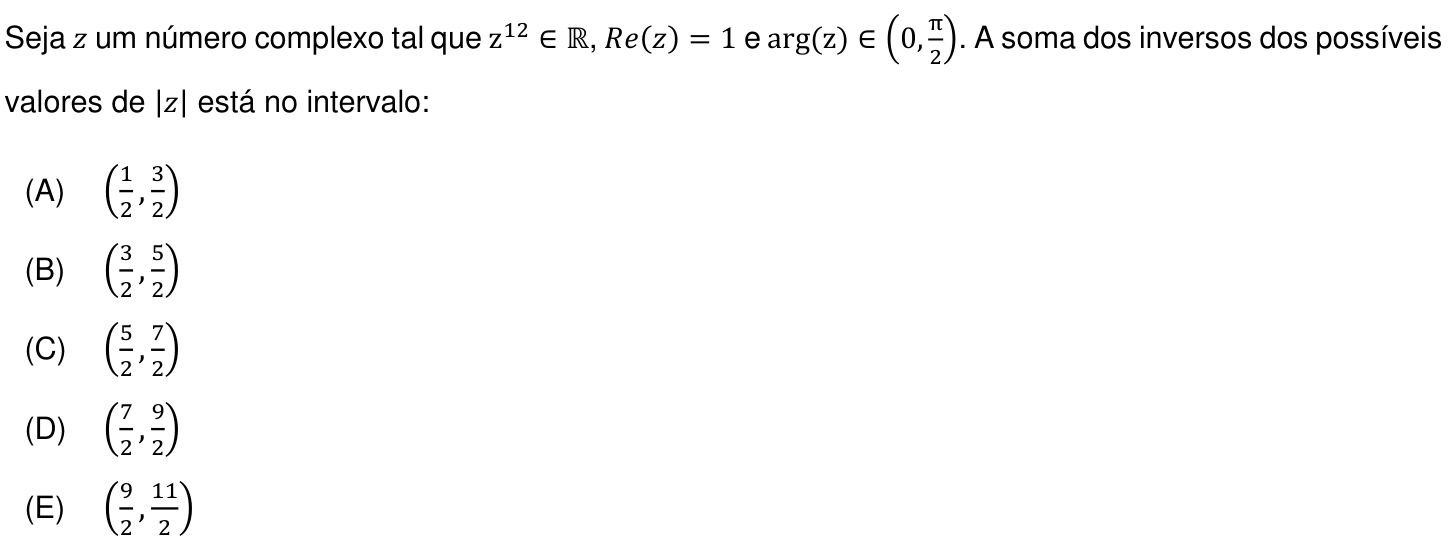 Questão 6 no caderno Prova objetiva do IME 2019
