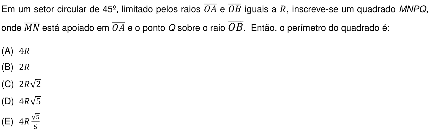 Questão 13 no caderno Prova objetiva do IME 2019
