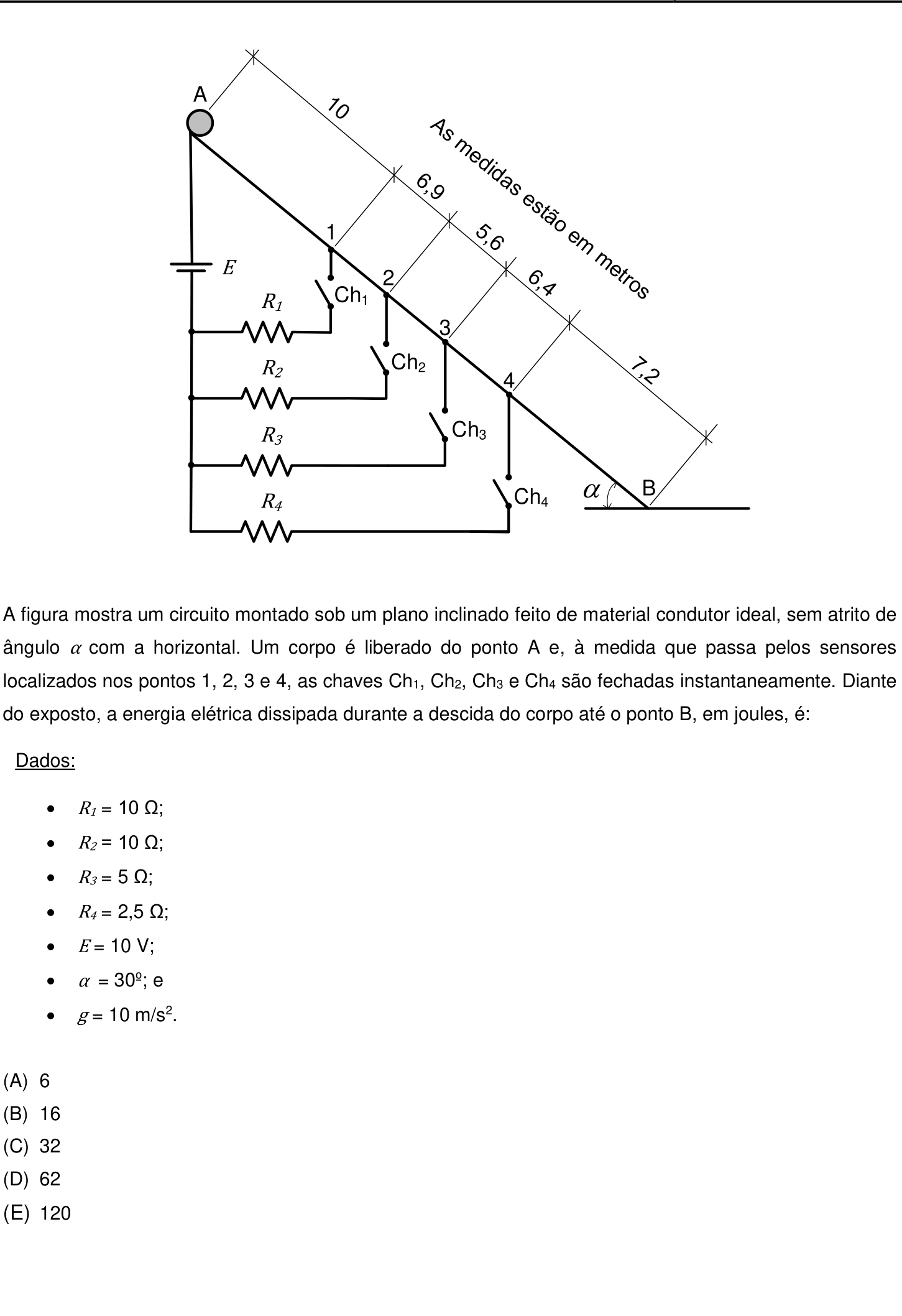 Questão 22 no caderno Prova objetiva do IME 2019