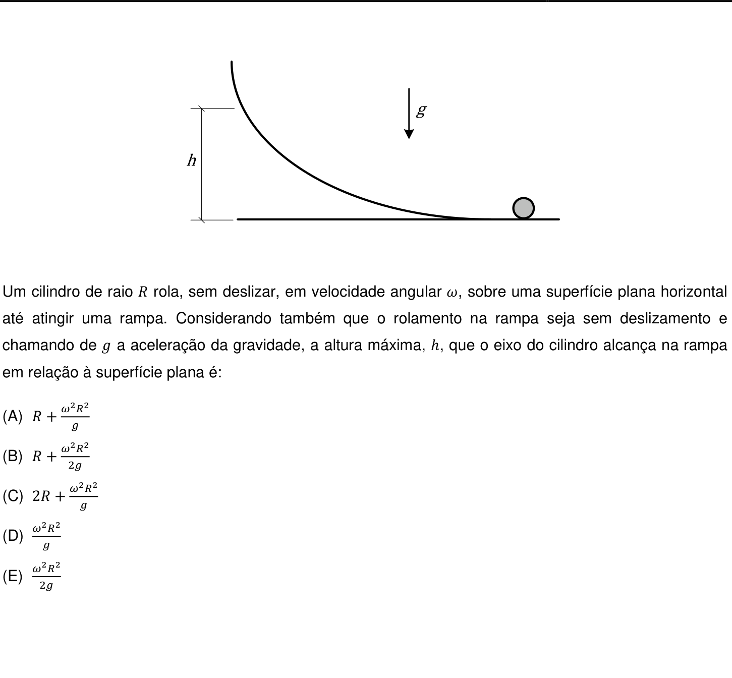 Questão 26 no caderno Prova objetiva do IME 2019