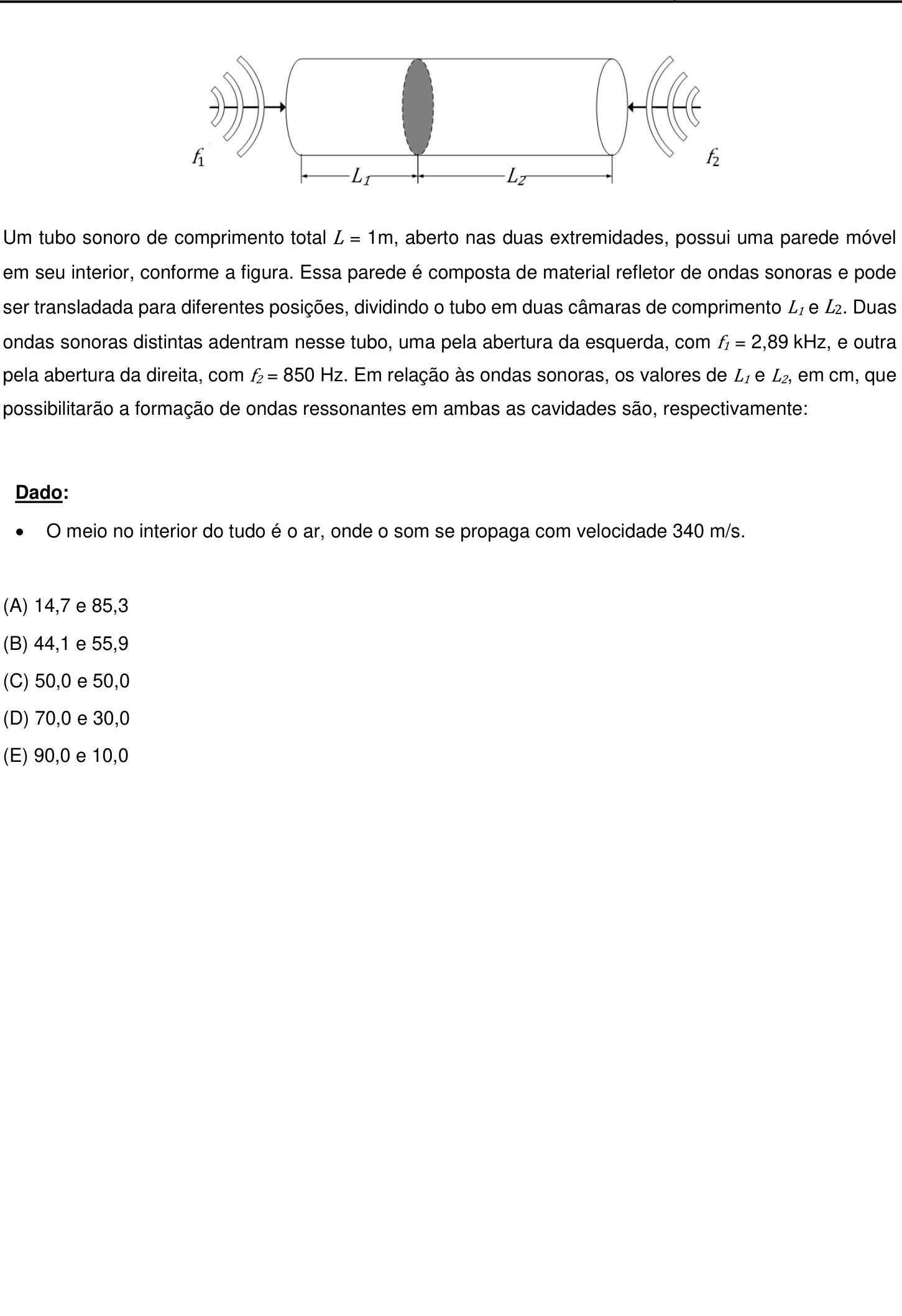 Questão 30 no caderno Prova objetiva do IME 2019