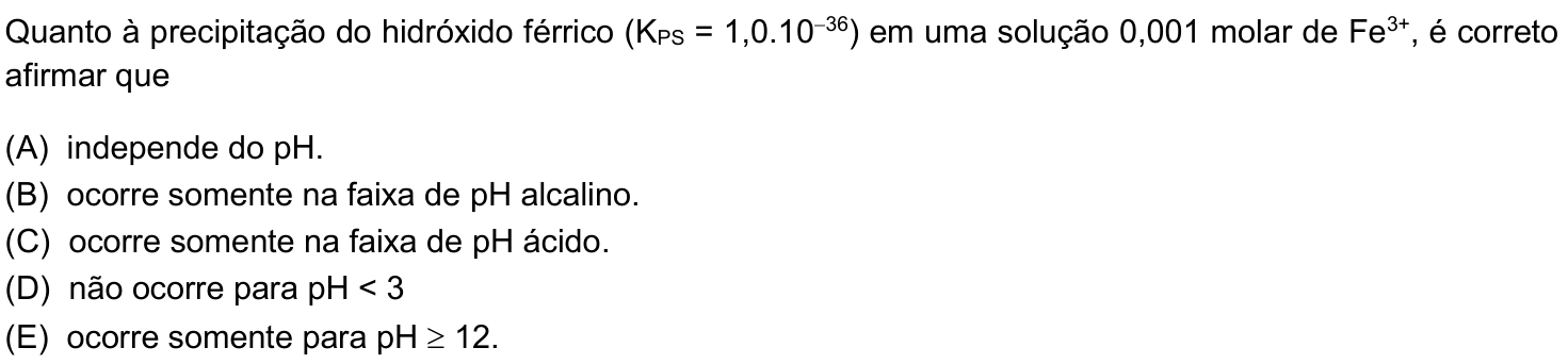 Questão 39 no caderno Prova objetiva do IME 2019