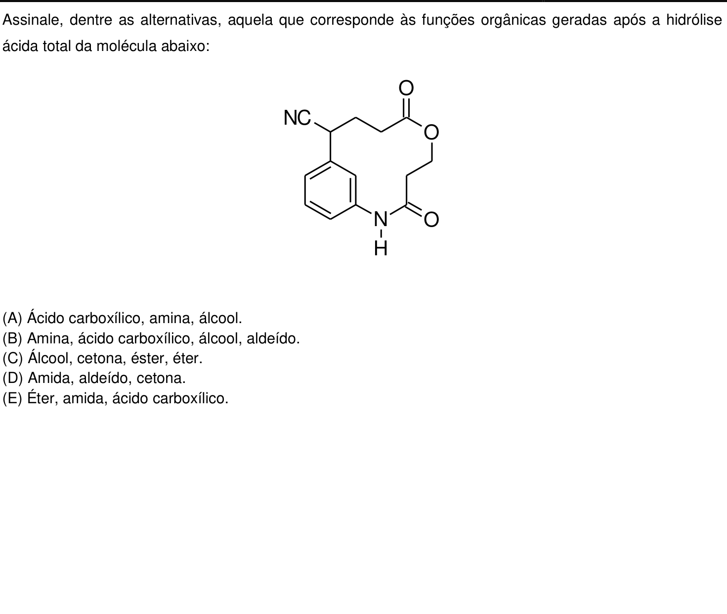 Questão 40 no caderno Prova objetiva do IME 2019
