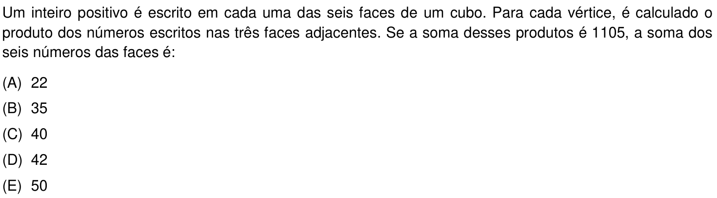 Questão 7 no caderno Prova objetiva do IME 2020