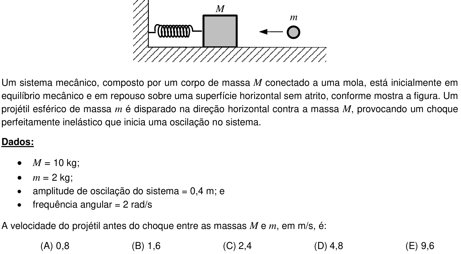 Questão 17 no caderno Prova objetiva do IME 2020