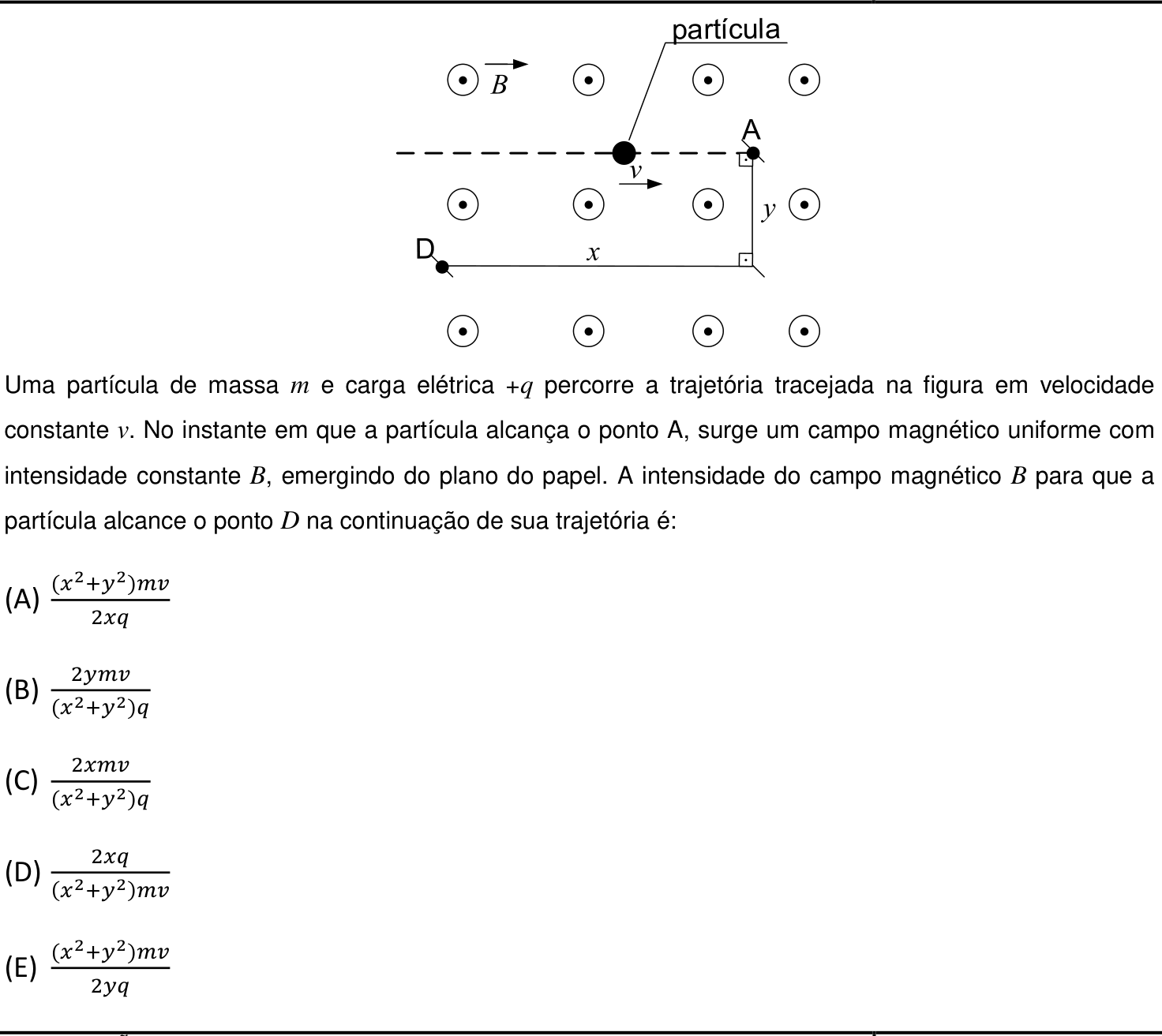 Questão 29 no caderno Prova objetiva do IME 2020