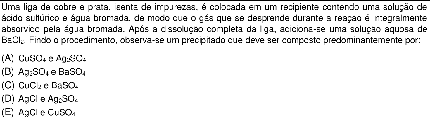 Questão 33 no caderno Prova objetiva do IME 2020