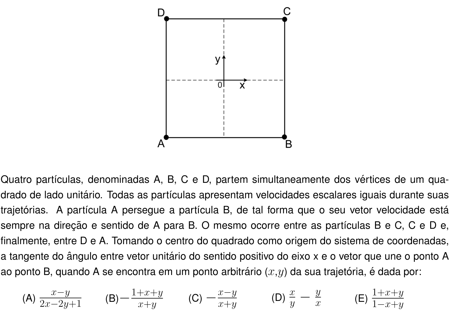 Questão 18 no caderno Prova objetiva do IME 2021