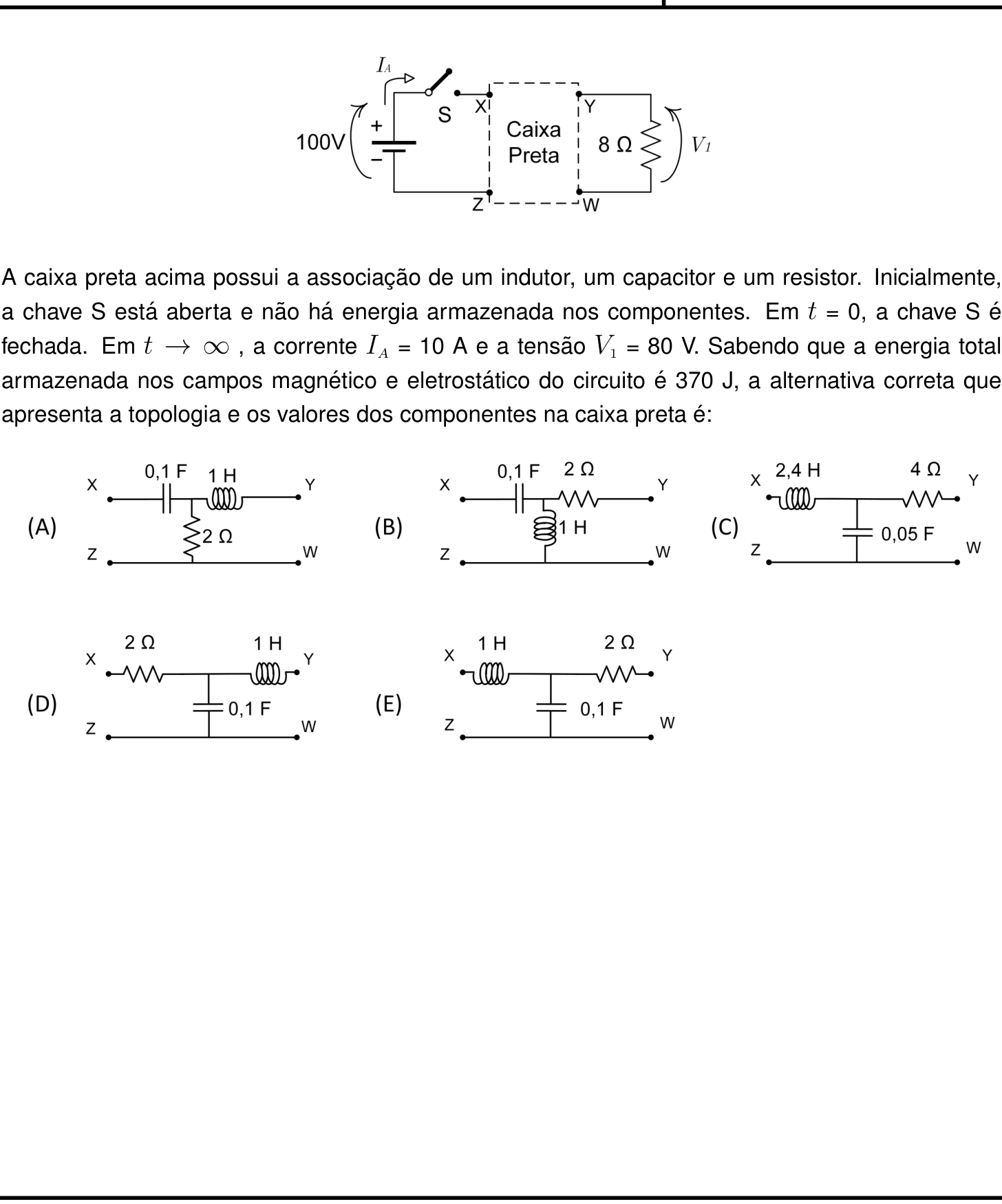 Questão 30 no caderno Prova objetiva do IME 2021
