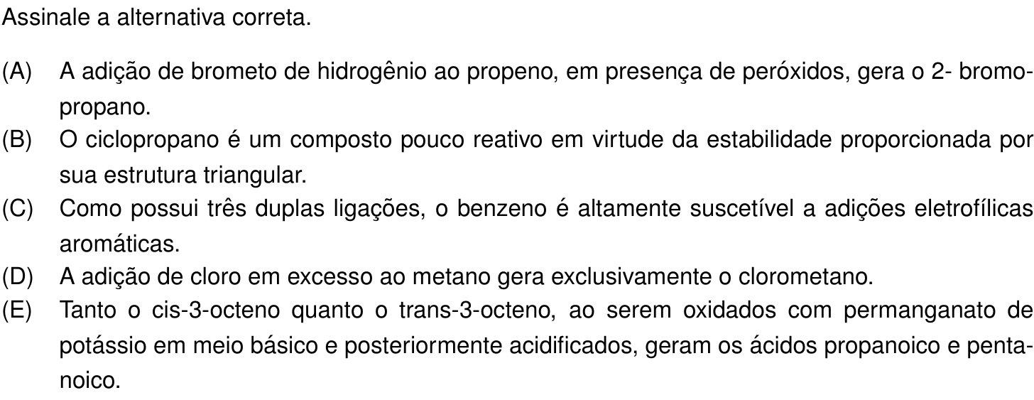 Questão 38 no caderno Prova objetiva do IME 2021
