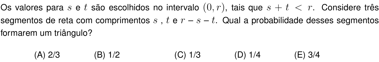 Questão 8 no caderno Prova objetiva do IME 2022