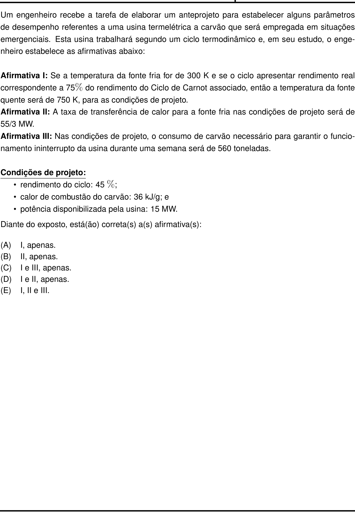 Questão 28 no caderno Prova objetiva do IME 2022