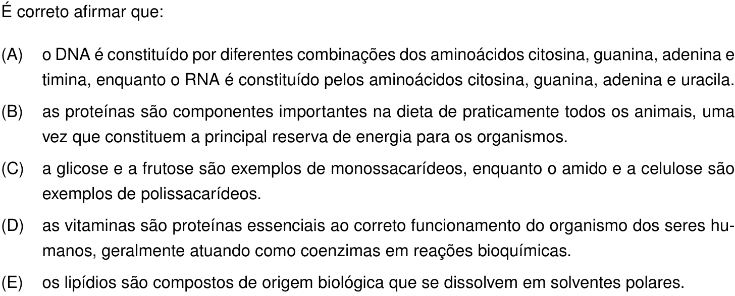 Questão 36 no caderno Prova objetiva do IME 2022