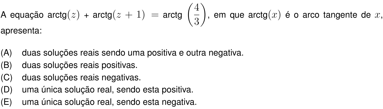 Questão 4 no caderno Prova objetiva do IME 2023