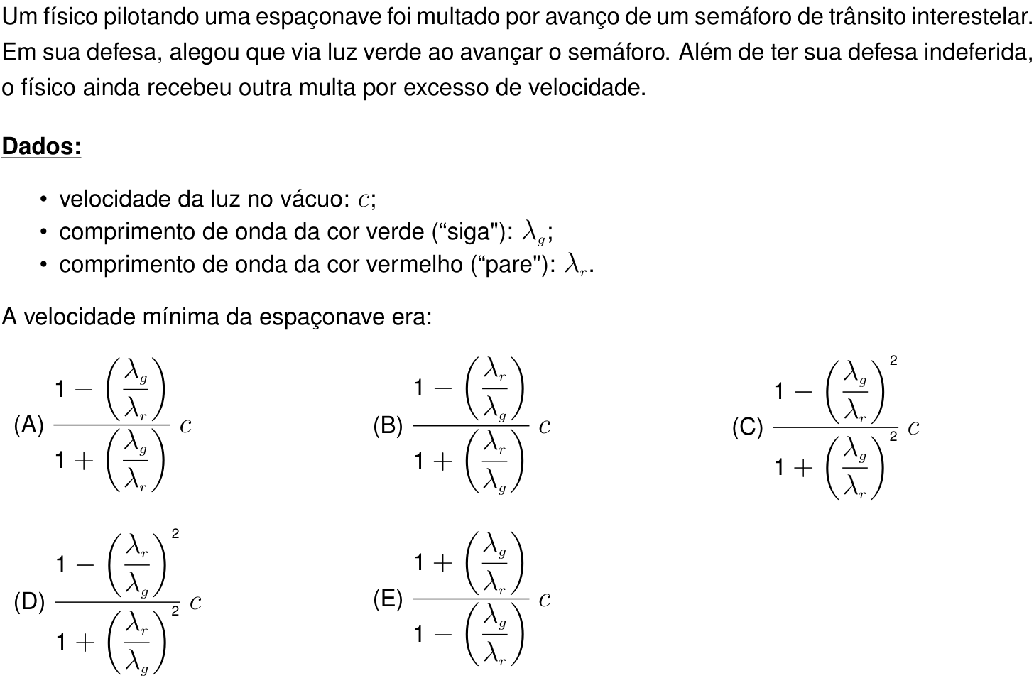Questão 18 no caderno Prova objetiva do IME 2023