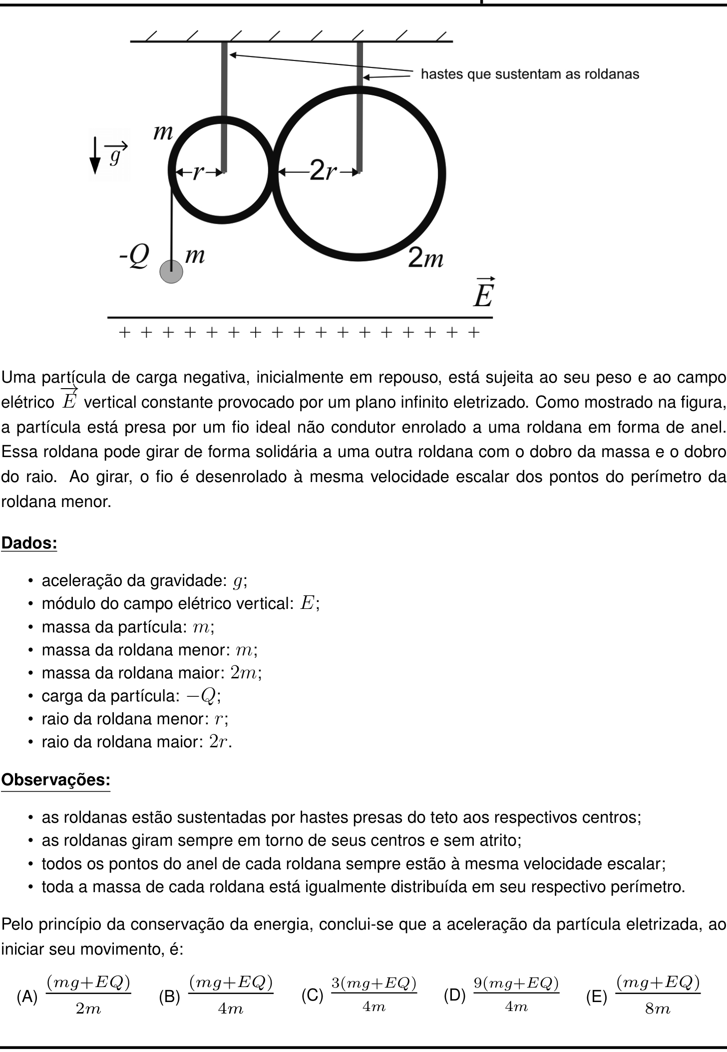 Questão 24 no caderno Prova objetiva do IME 2023