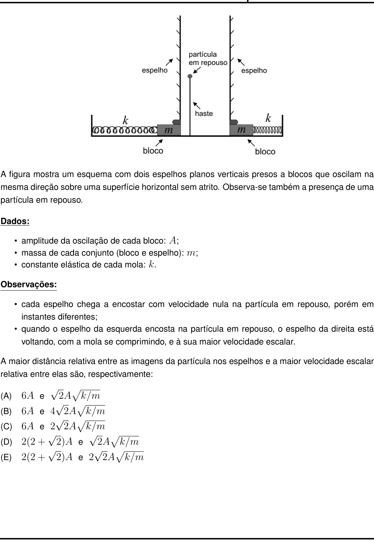 Questão 25 no caderno Prova objetiva do IME 2023