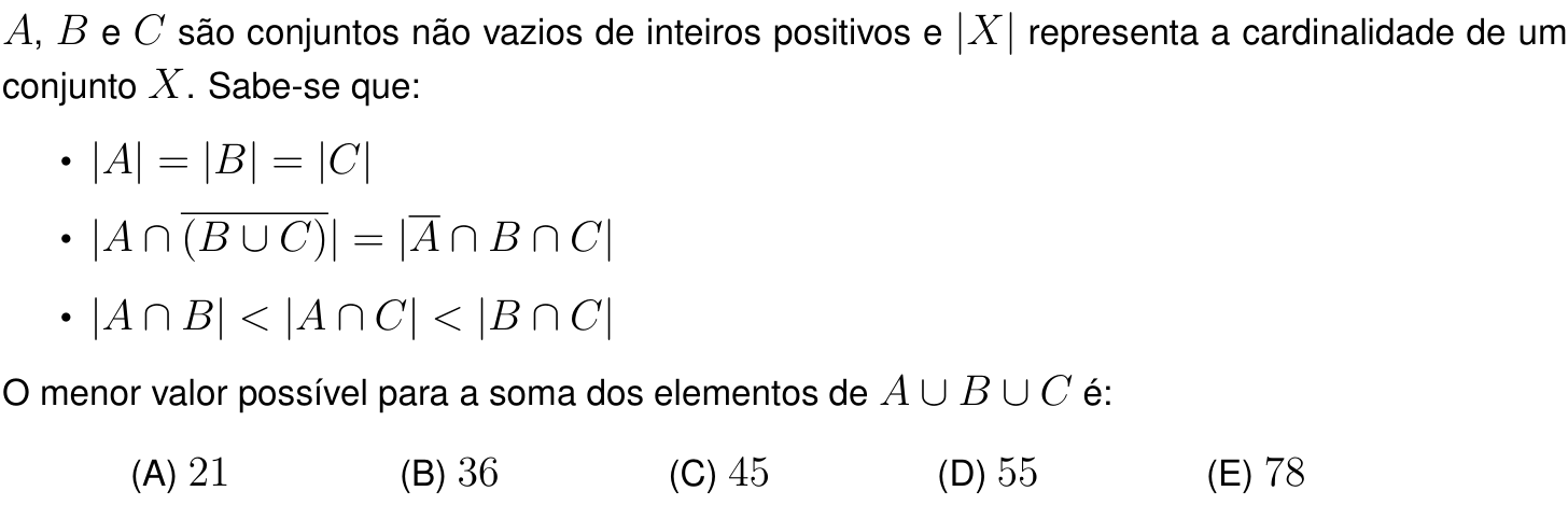 Questão 1 no caderno Prova objetiva do IME 2024