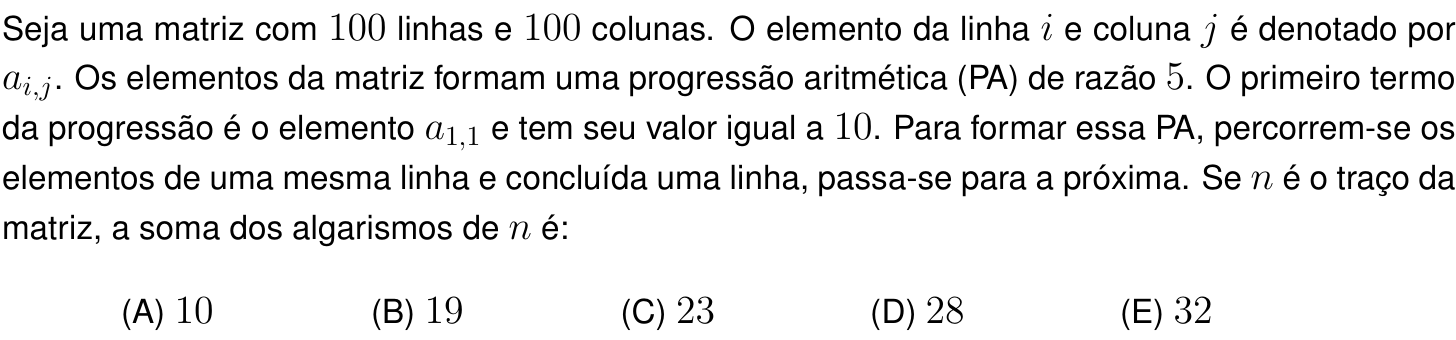 Questão 7 no caderno Prova objetiva do IME 2024