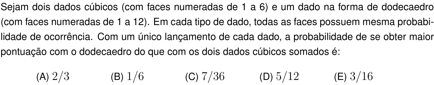 Questão 10 no caderno Prova objetiva do IME 2024