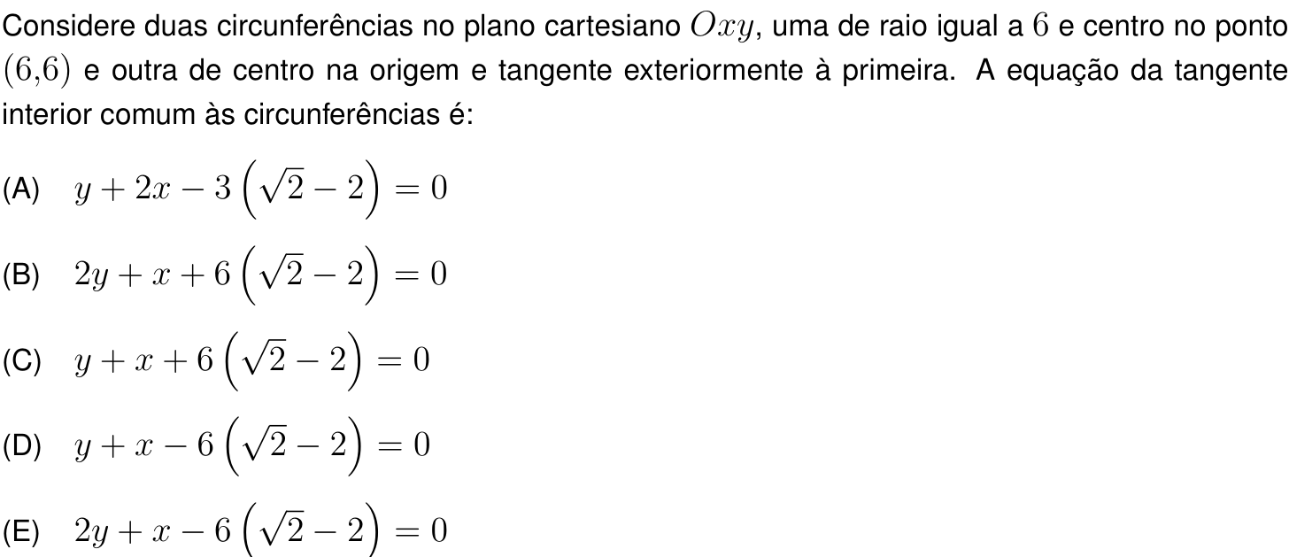 Questão 12 no caderno Prova objetiva do IME 2024