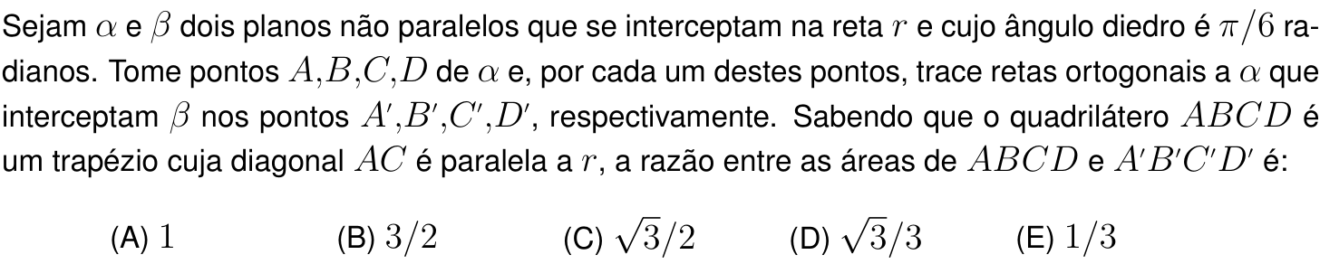 Questão 14 no caderno Prova objetiva do IME 2024