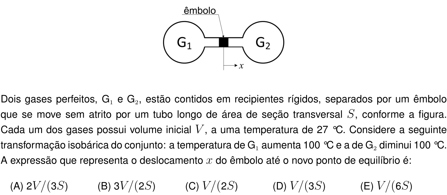Questão 20 no caderno Prova objetiva do IME 2024