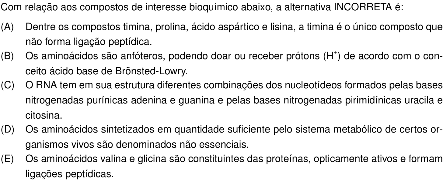 Questão 35 no caderno Prova objetiva do IME 2024