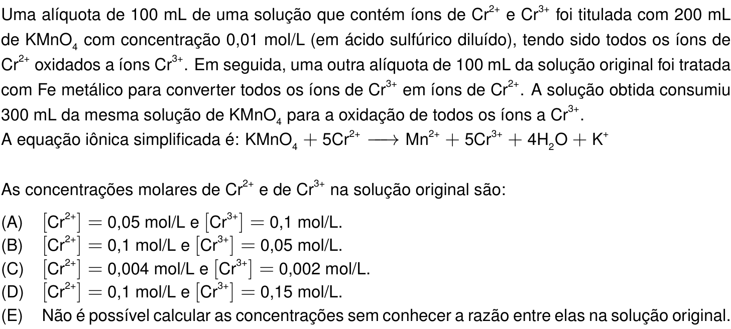 Questão 37 no caderno Prova objetiva do IME 2024