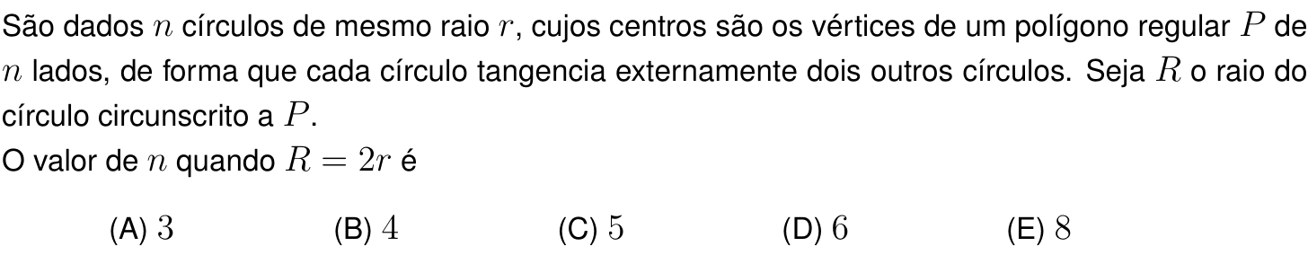 Questão 14 no caderno Prova objetiva do IME 2025