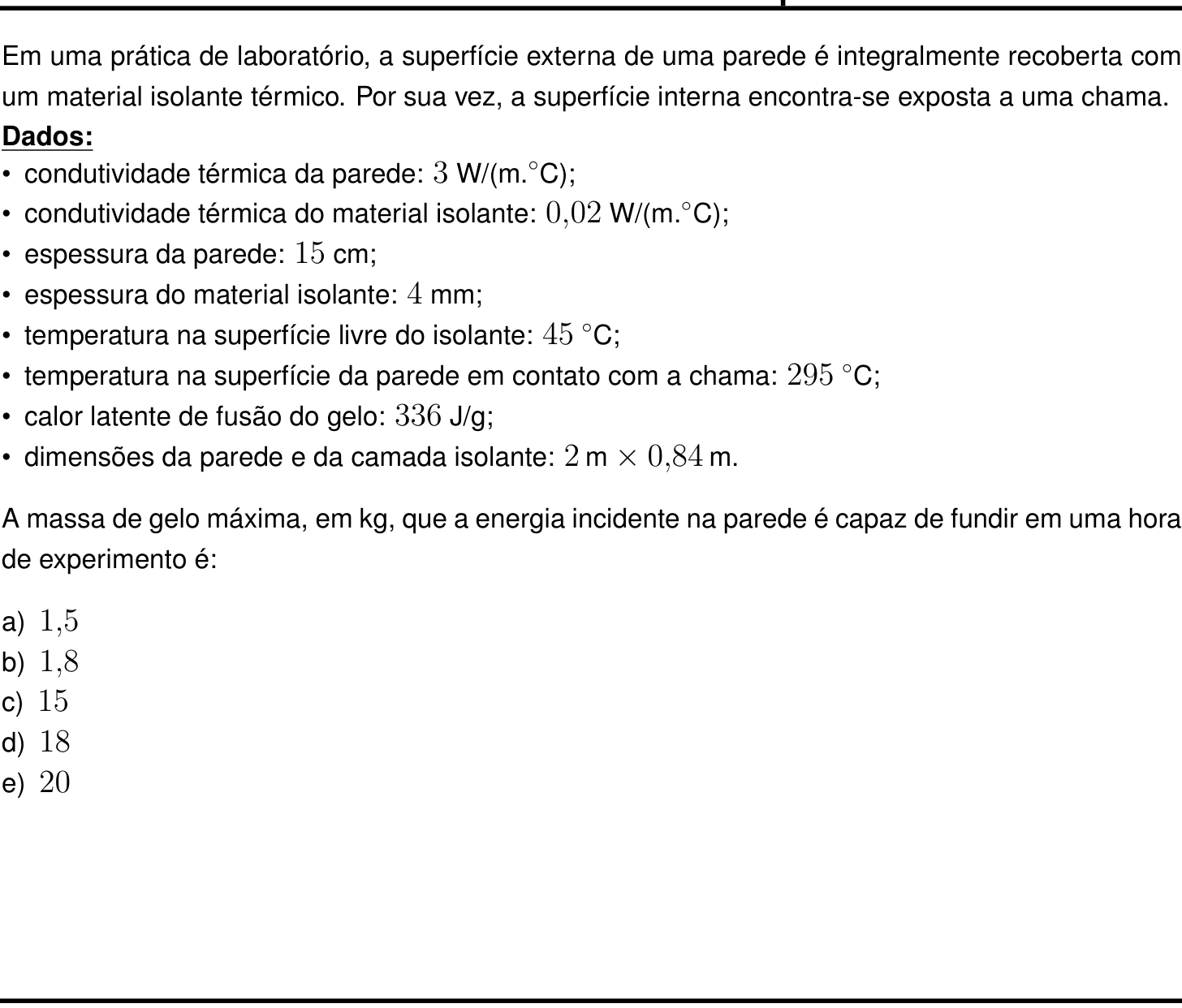 Questão 29 no caderno Prova objetiva do IME 2025