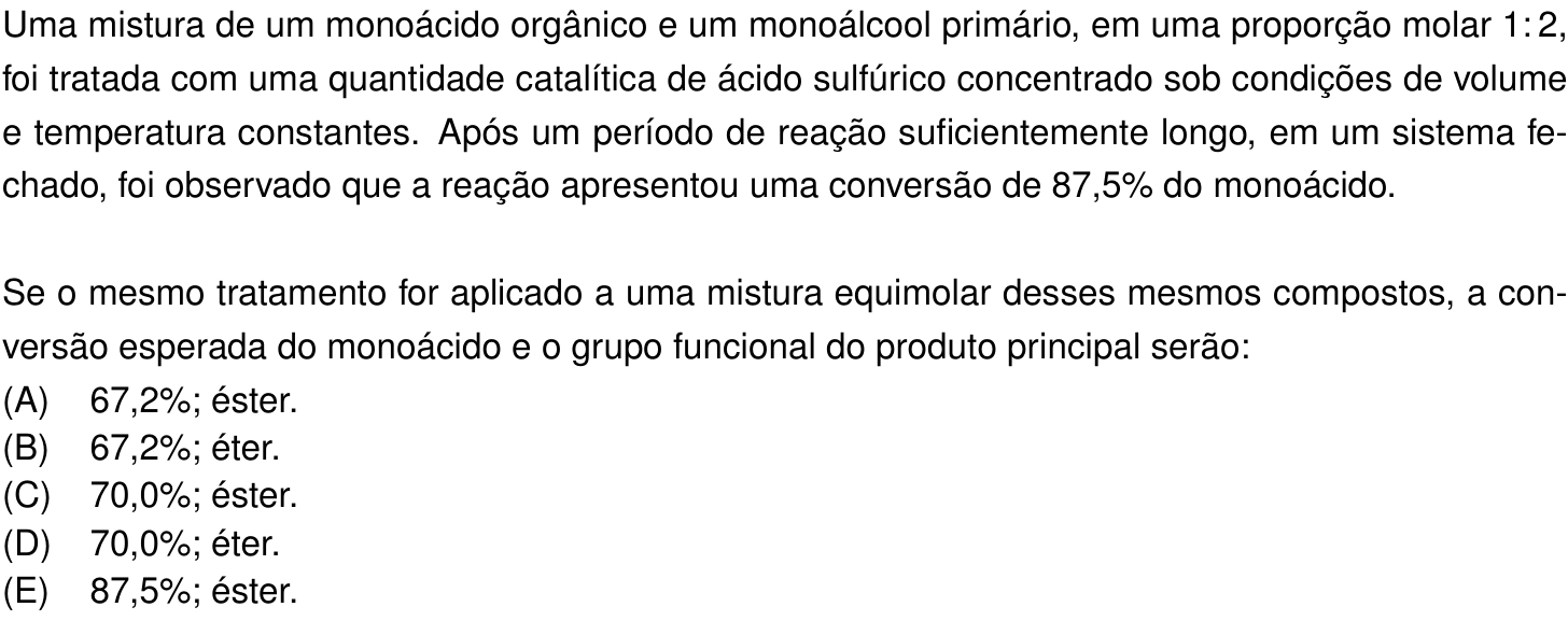 Questão 32 no caderno Prova objetiva do IME 2025