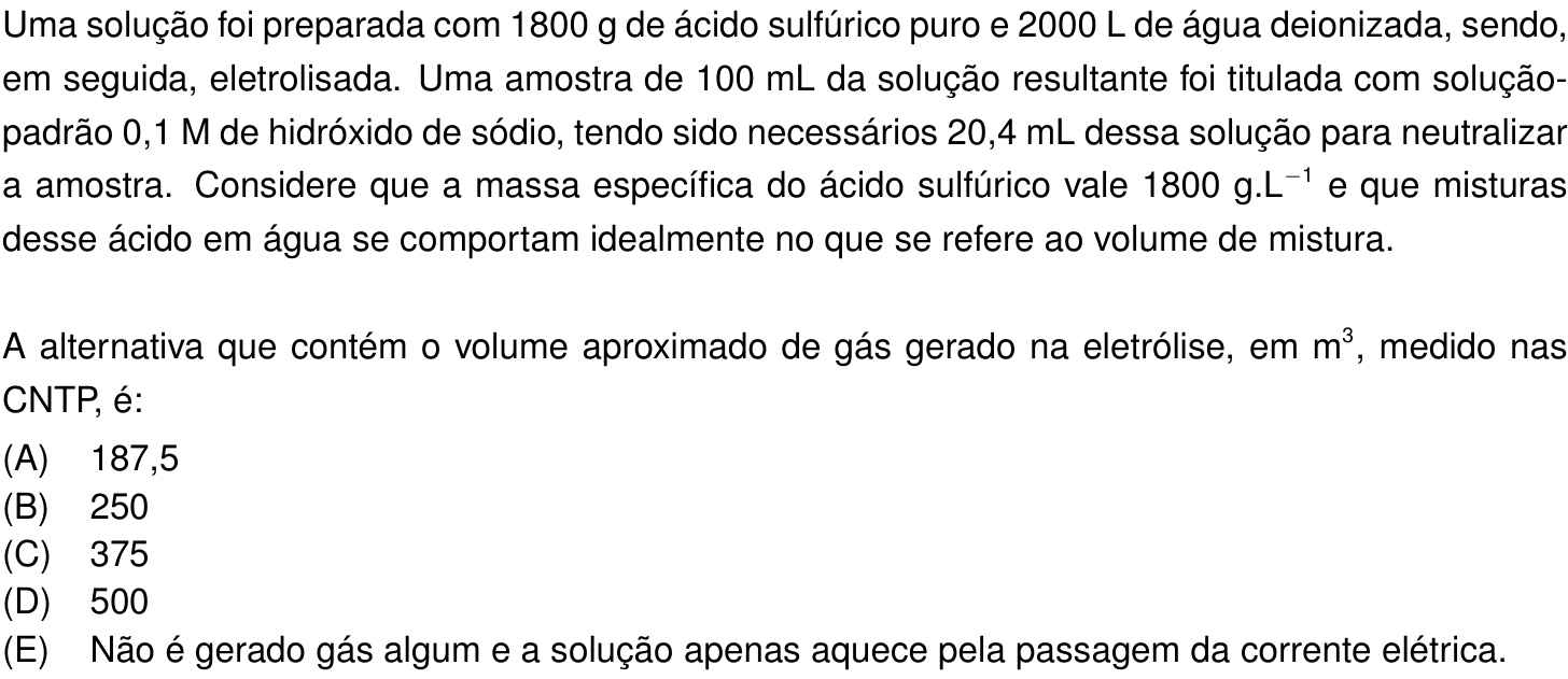 Questão 34 no caderno Prova objetiva do IME 2025