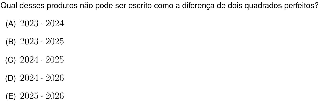 Questão 6 no caderno Prova objetiva do IME 2026