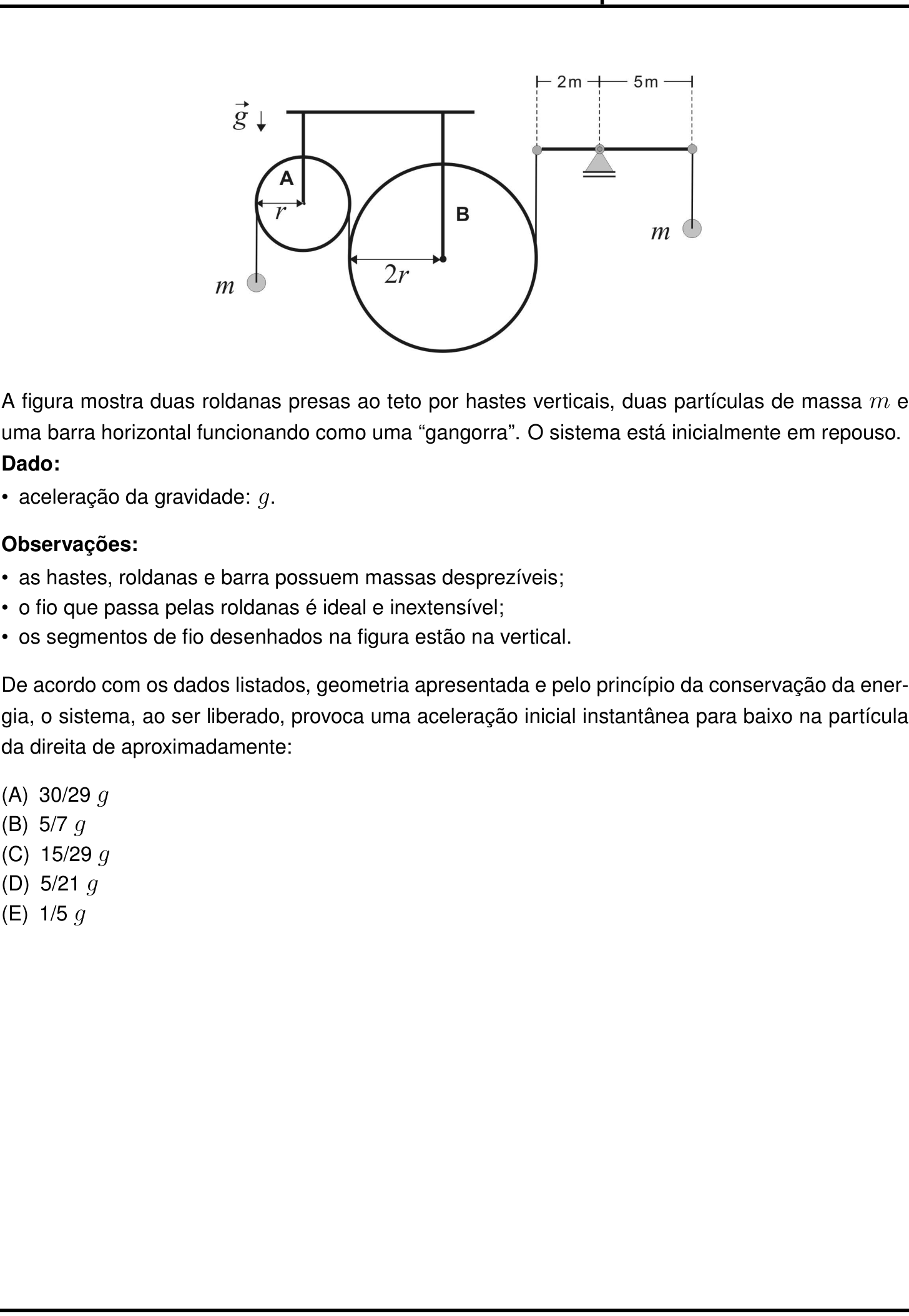 Questão 25 no caderno Prova objetiva do IME 2026
