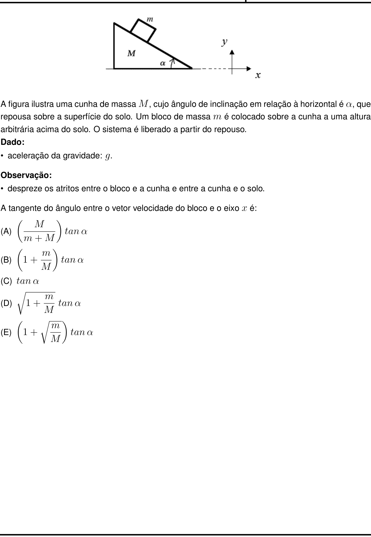 Questão 27 no caderno Prova objetiva do IME 2026