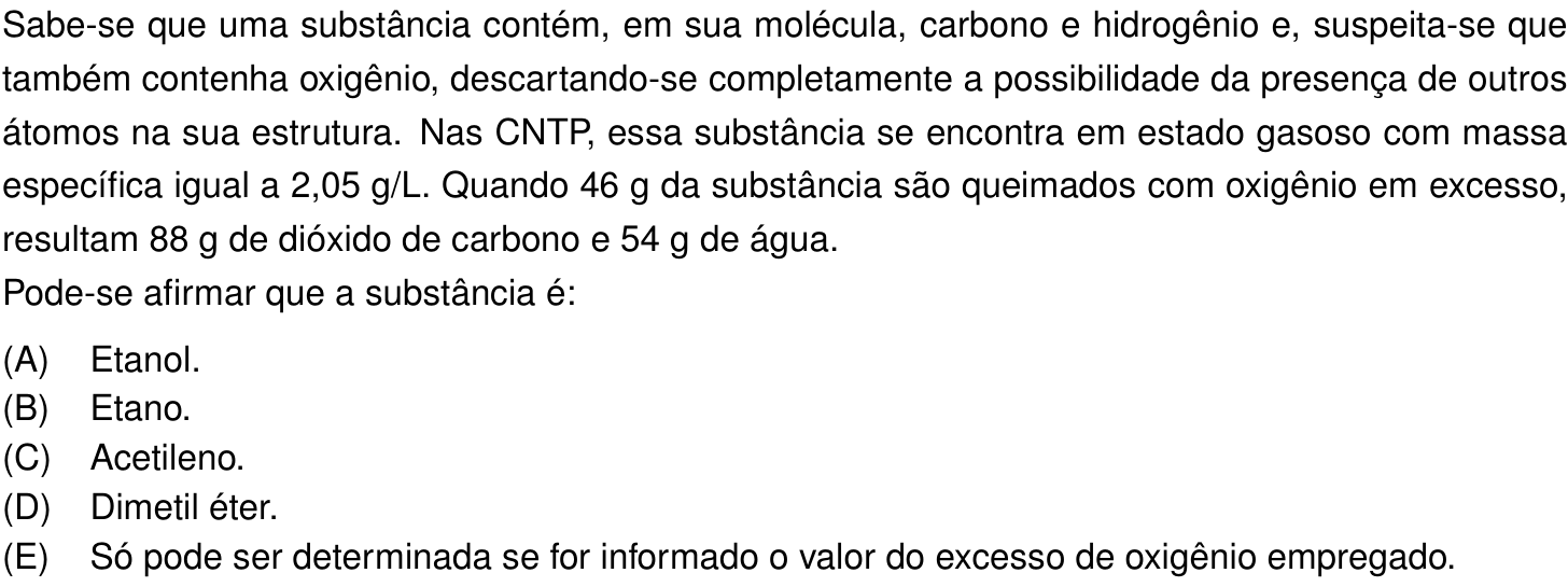 Questão 35 no caderno Prova objetiva do IME 2026