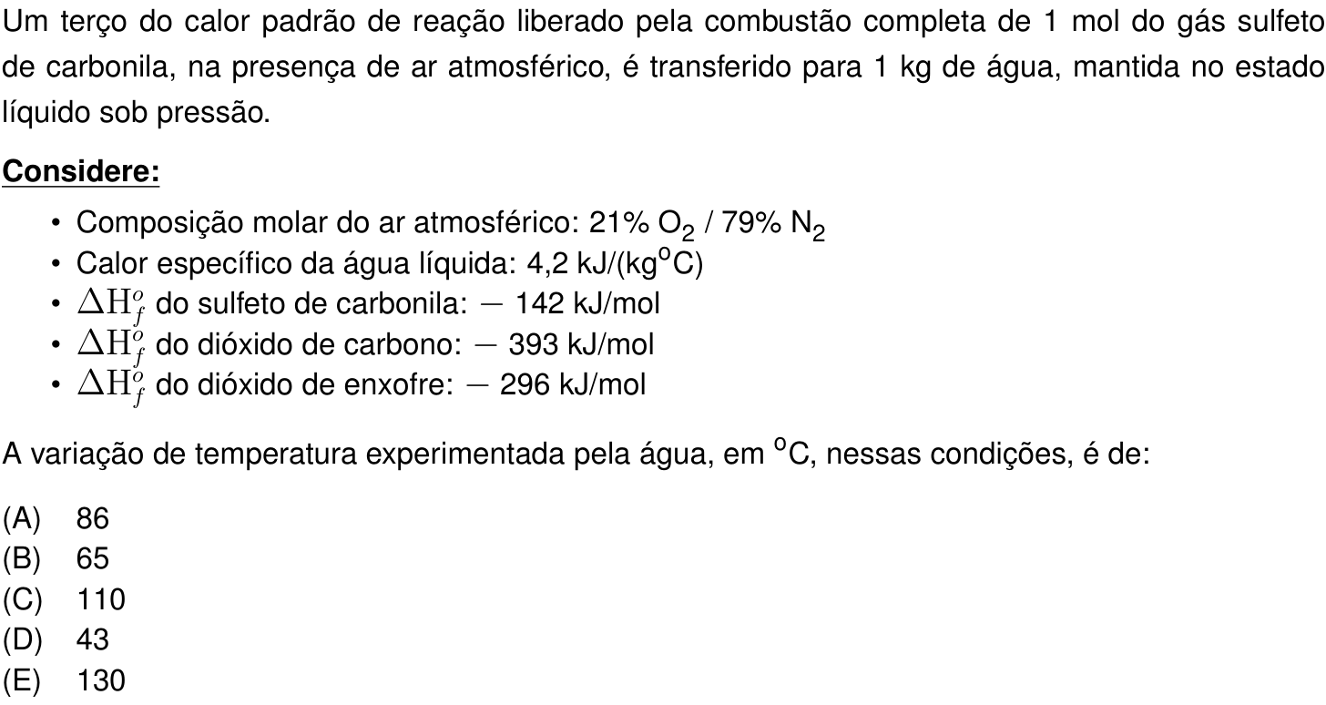 Questão 39 no caderno Prova objetiva do IME 2026