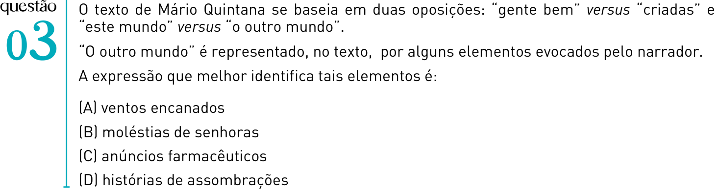 Questão 3 no caderno 1º Exame de Qualificação da UERJ 2012