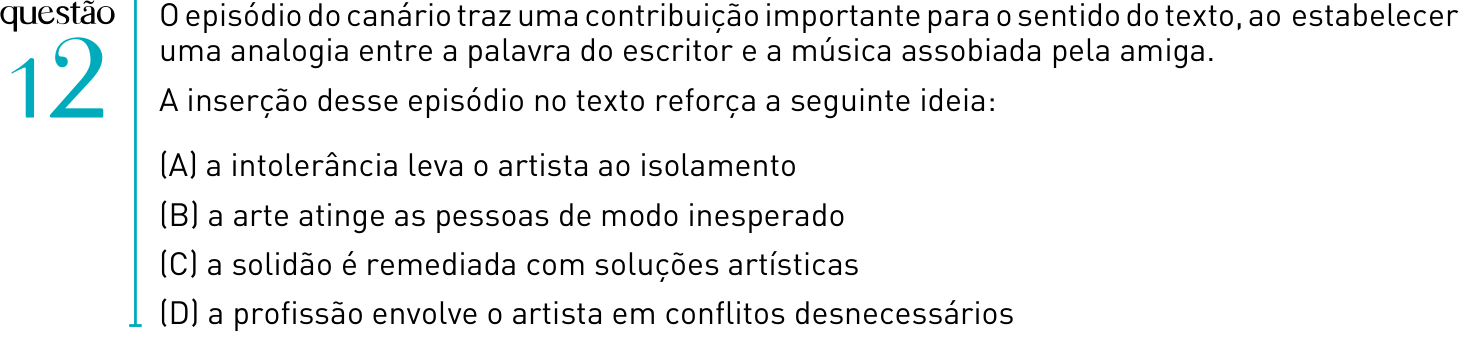 Questão 12 no caderno 2º Exame de Qualificação da UERJ 2012