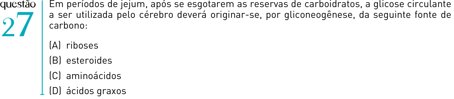 Questão 27 no caderno 2º Exame de Qualificação da UERJ 2012