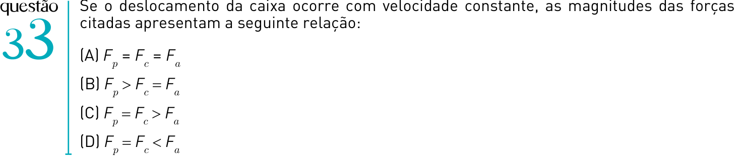 Questão 33 no caderno 2º Exame de Qualificação da UERJ 2012
